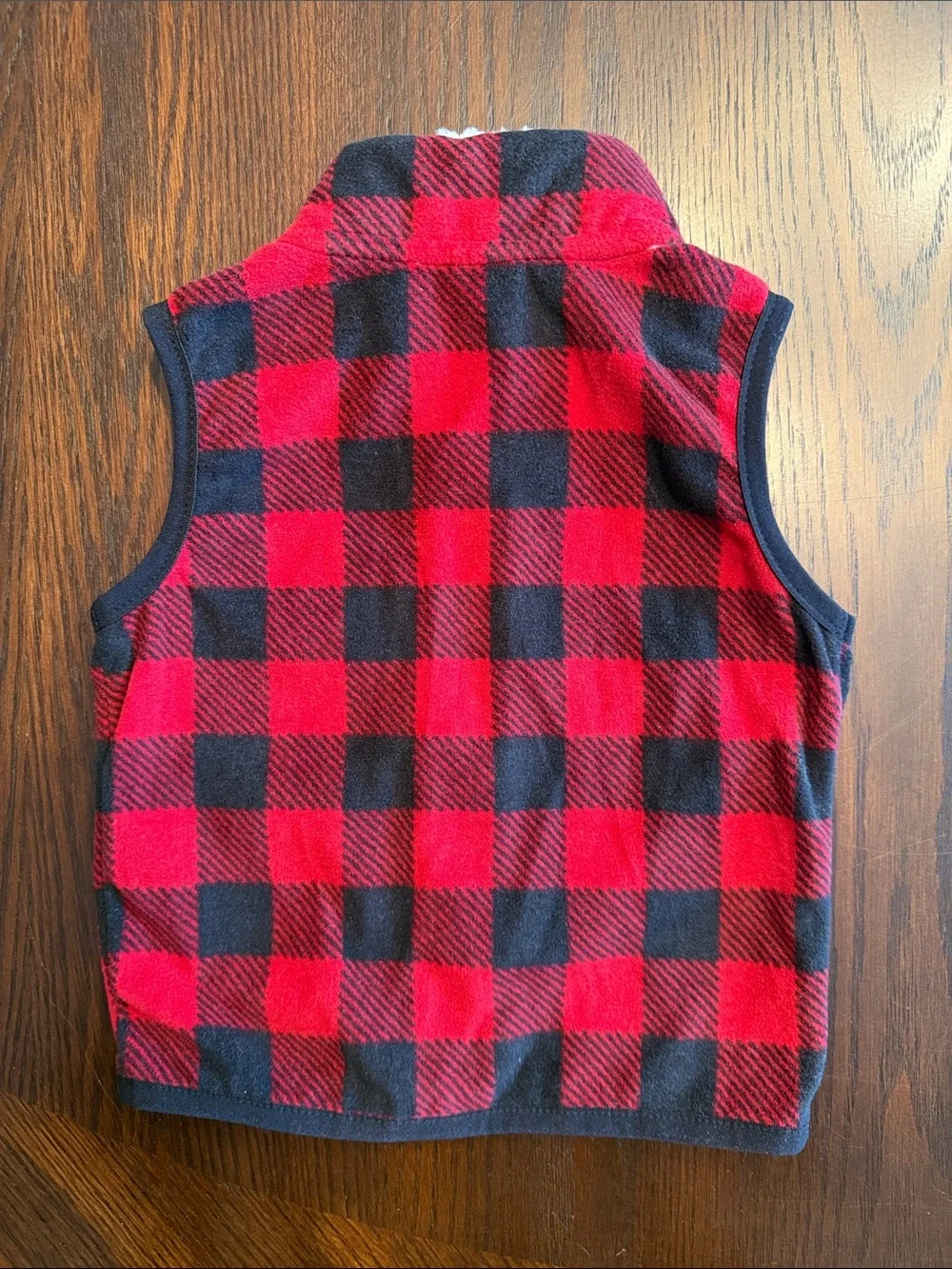 Carter’s Baby Boy 3 Piece Buffalo Plaid Sherpa Vest Outfit Set 9M Fall